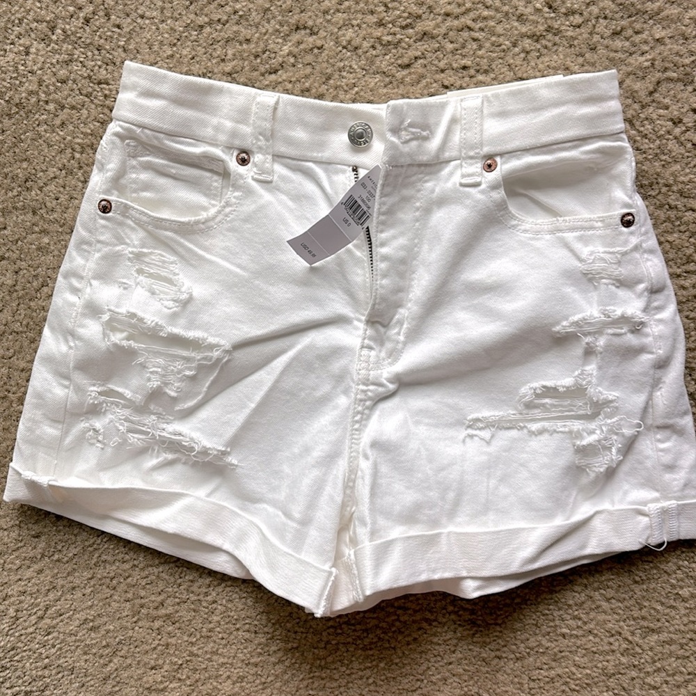 AE Curvy Mom Jean Shorts